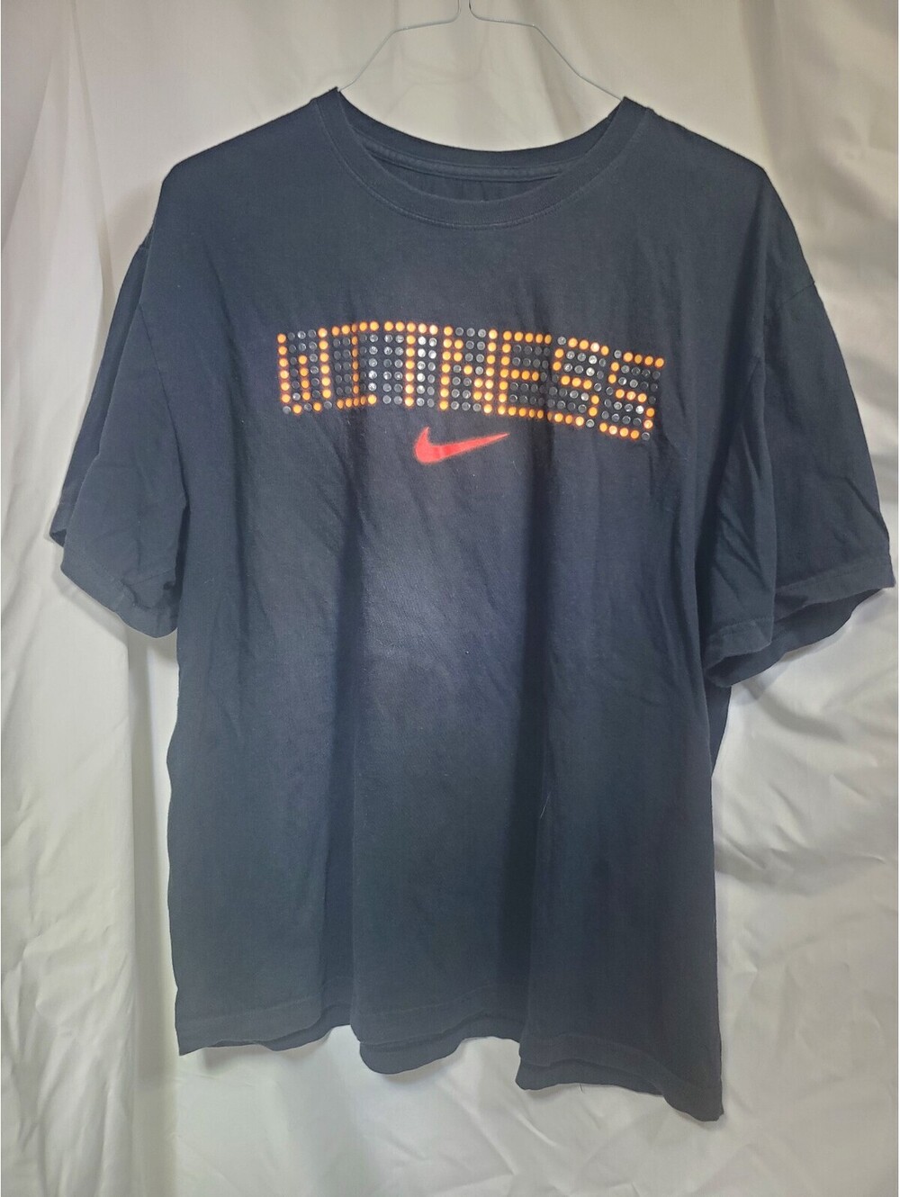 Nike LeBron James Witness T Shirt Men's XL Black Red Basketball Loose Fit Tee